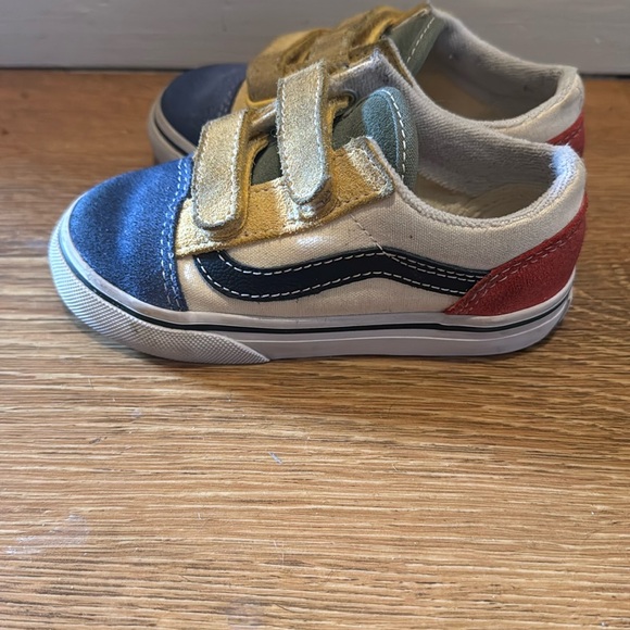 Vans 8c Multicolor Velcro Sneakers - Picture 3 of 7